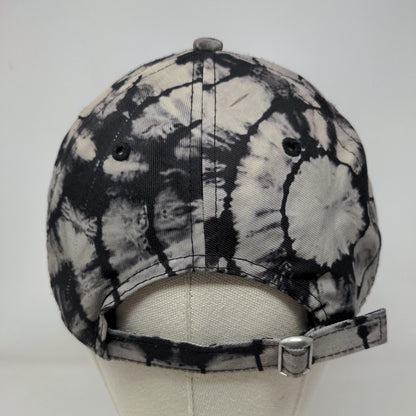 No Boundaries Slideback Hat Black One Size Adjustable Tie Dye Blank