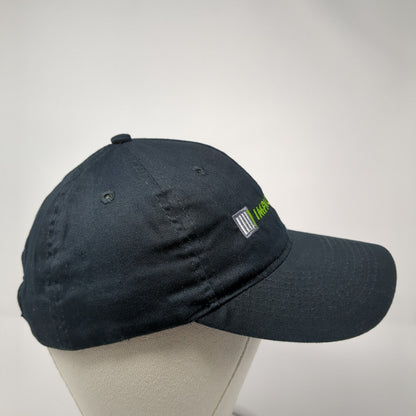 Impact Group Strapback Hat Black One Size Adjustable Embroidered Port Authority