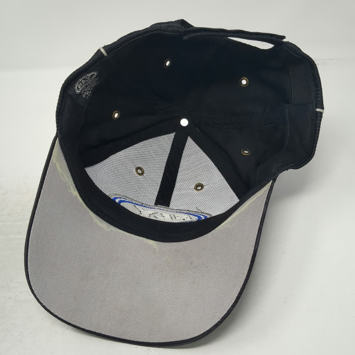 Fly Racing Baseball Cap Black Blue White One Size Strapback Mesh Performance Hat