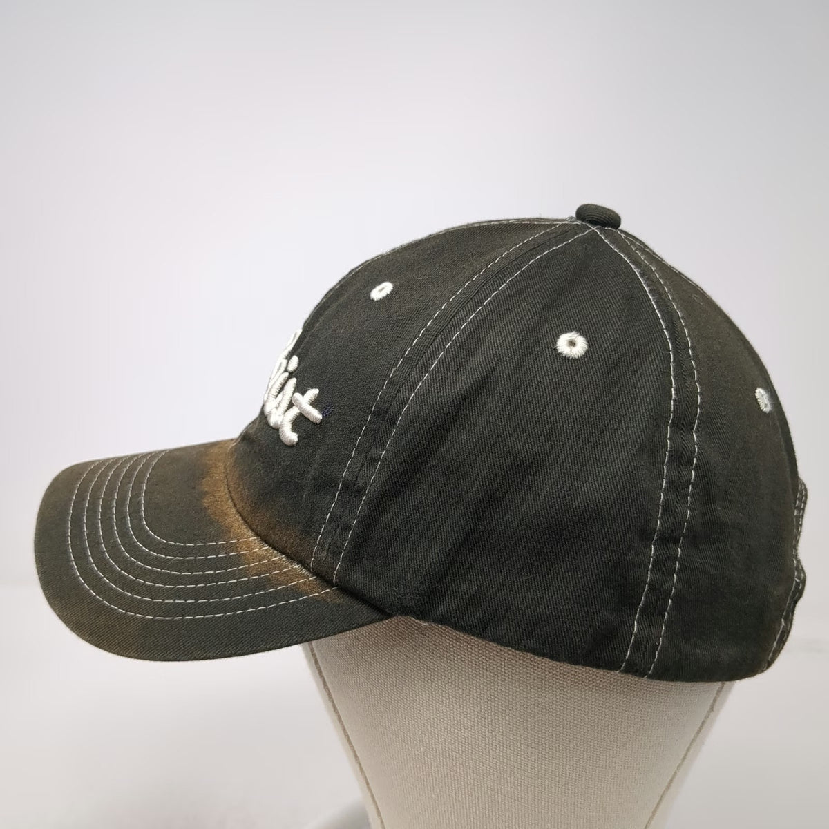 Titleist Baseball Cap Black One Size Hat Meadow Lakes Golf Cotton Slideback