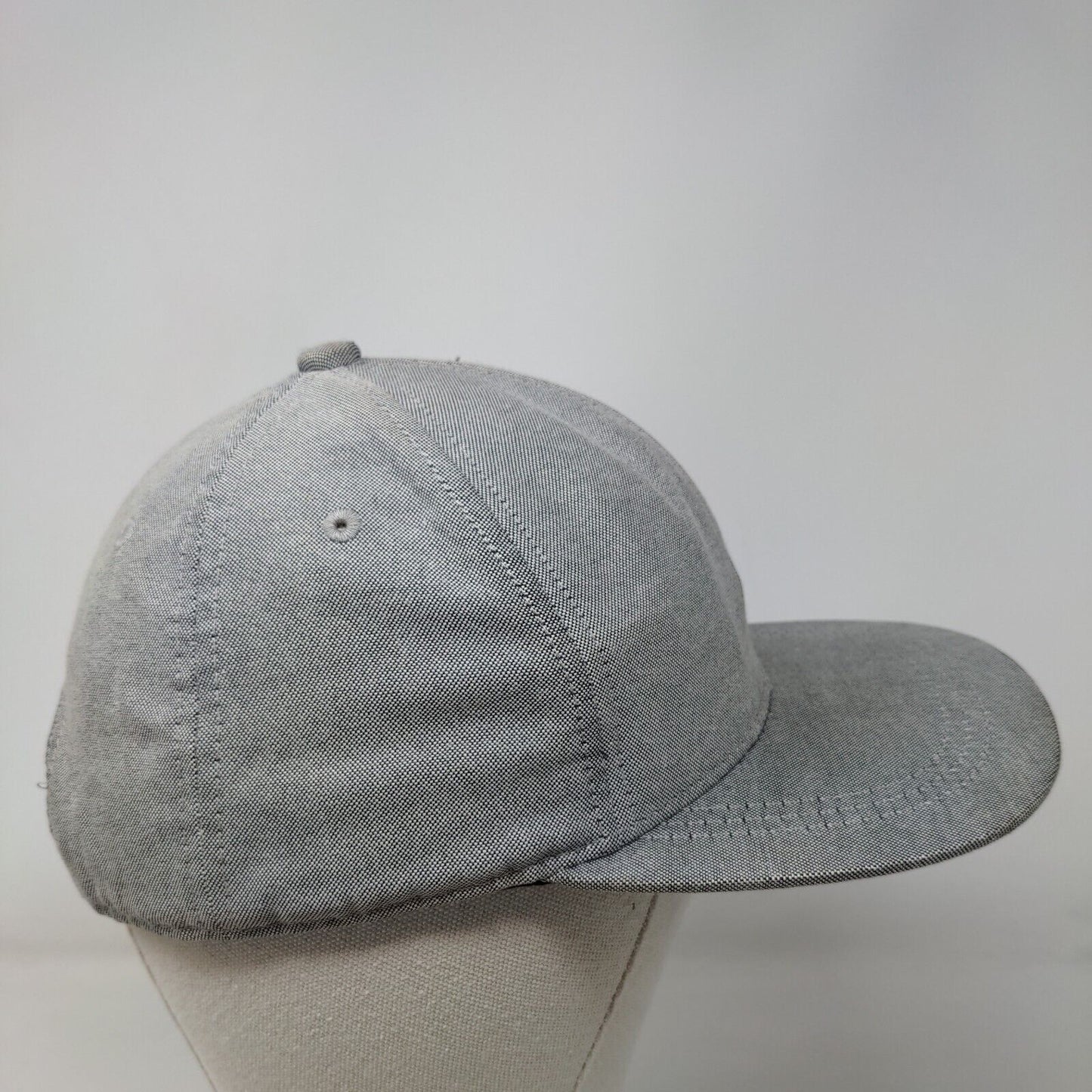 Divided by H&M Snapback Hat Gray One Size Embroidered Adjustable 6 Panel