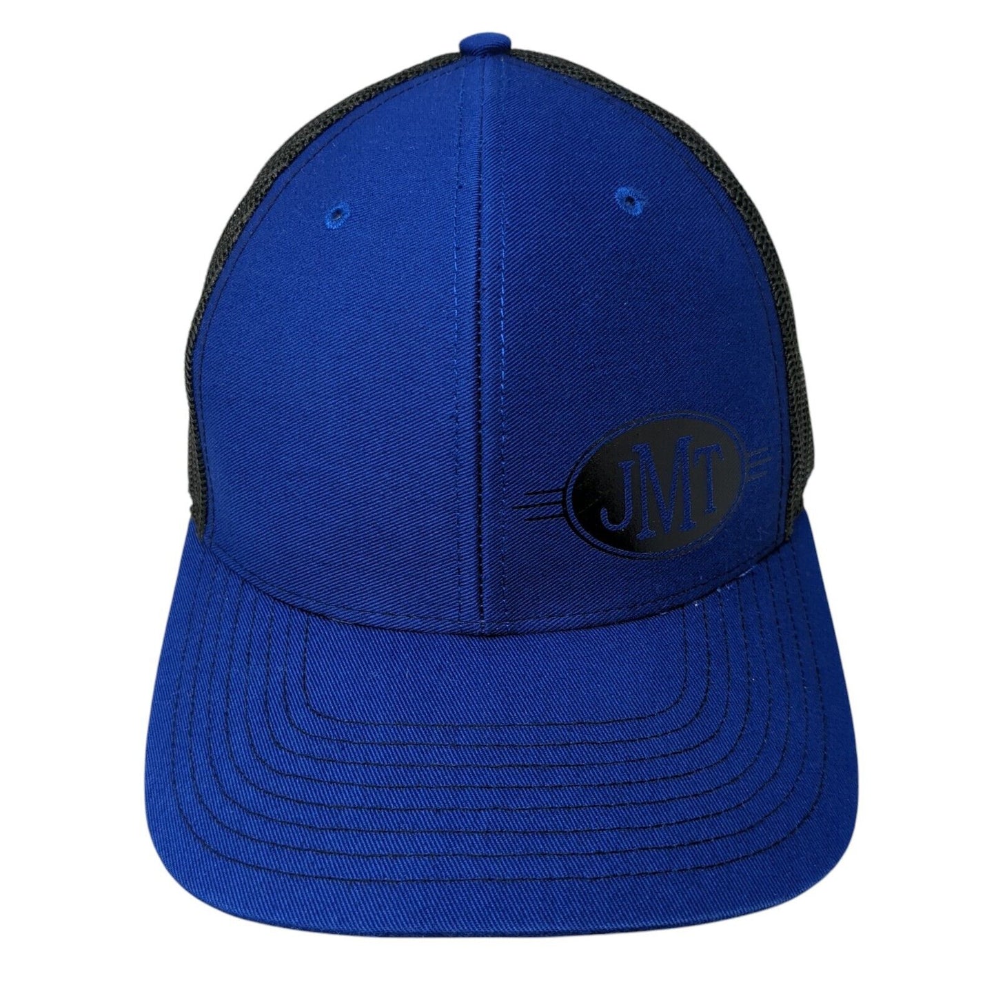JMT Snapback 112 Trucker Hat Blue One Size Adjustable Mesh Back Richardson