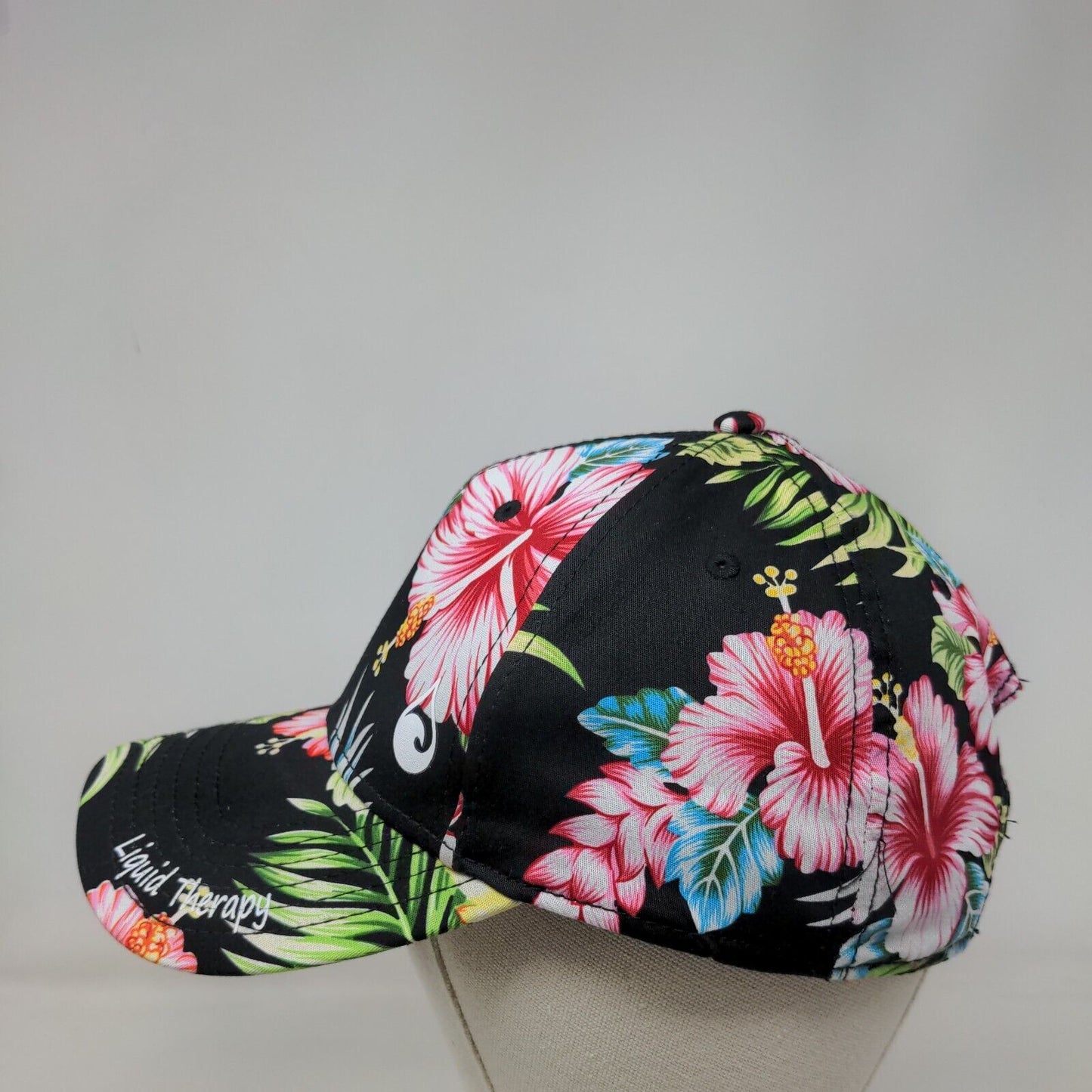 Liquid Therapy Snapback Hat Multicolor OSFM Adjustable Floral Print Otto