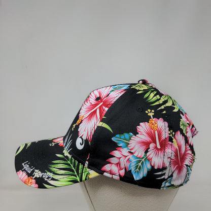 Liquid Therapy Snapback Hat Multicolor OSFM Adjustable Floral Print Otto