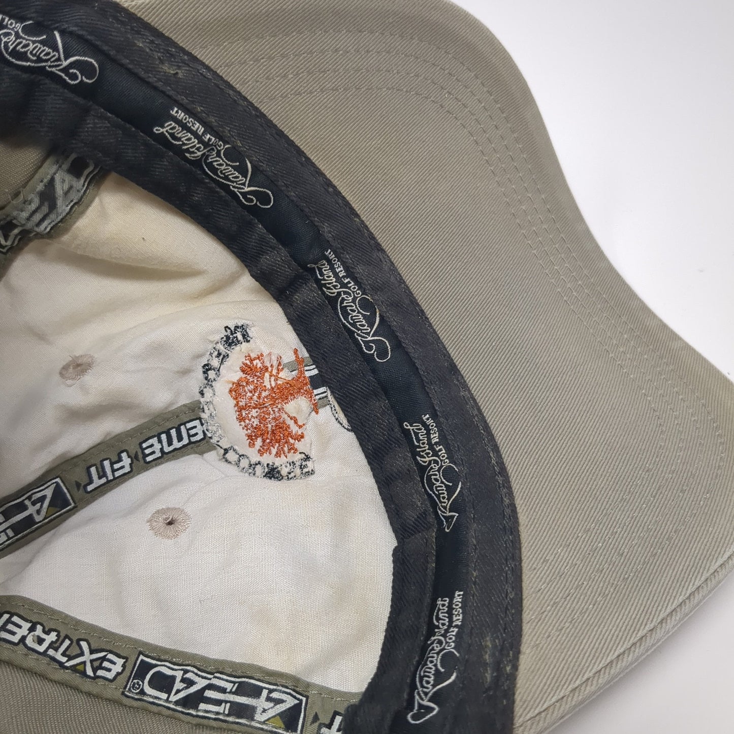 The Ocean Course Kiawah Slideback Hat Brown One Size Adjustable Ahead