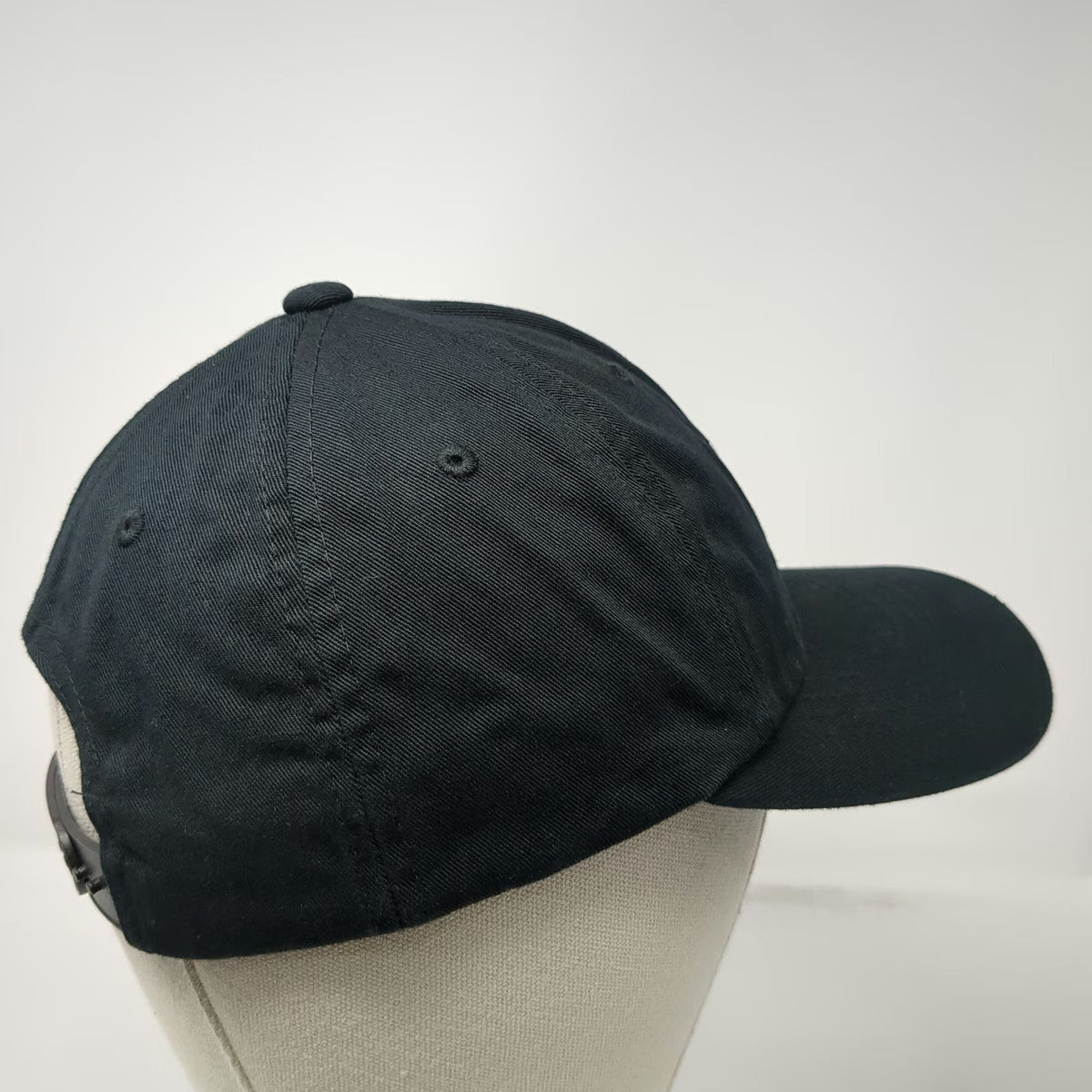 Obey Snapback Black Hat One Size Embroidered Box Logo Adjustable Streetwear Cap