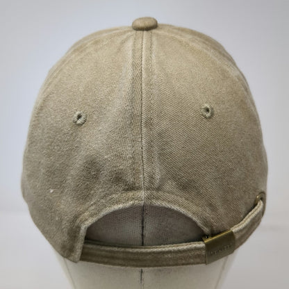 Tropical World Baseball Cap Brown OSFM St. Kitts West Indies 1624 Hat Slideback