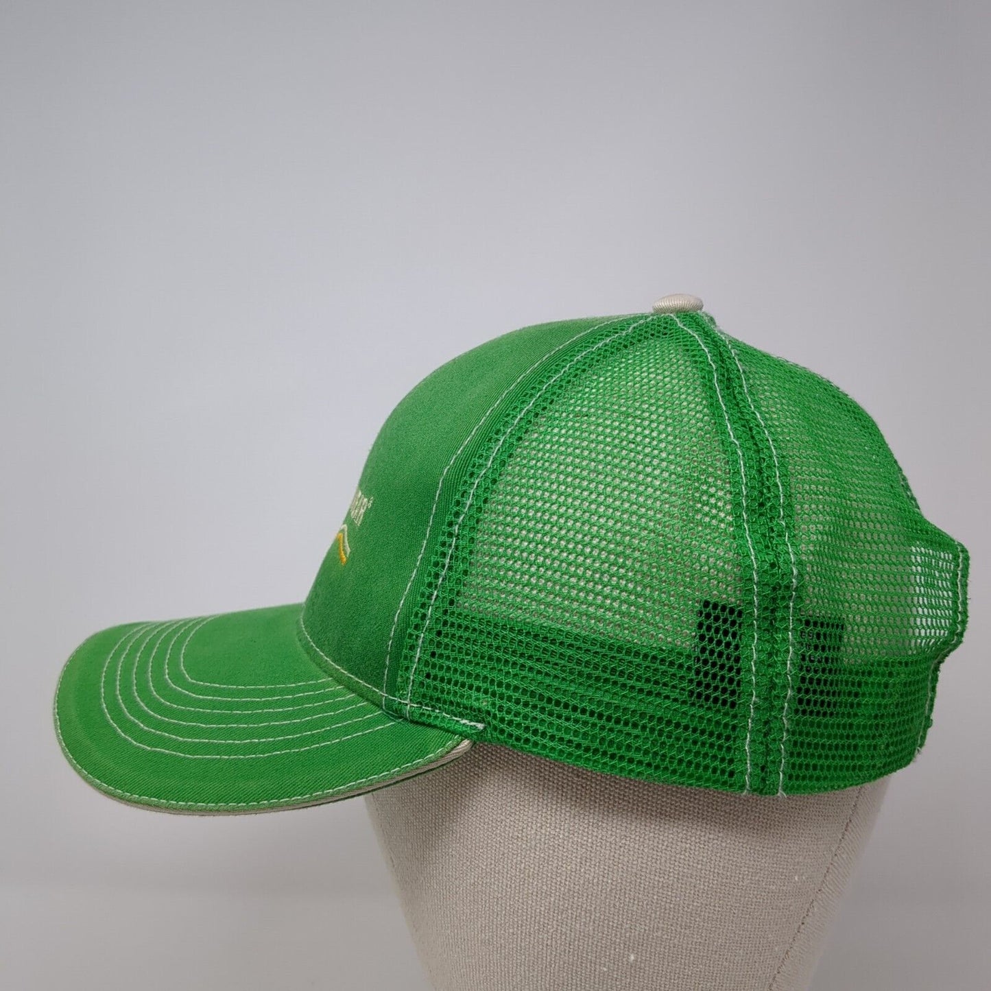 Riverwear Snapback Trucker Hat Green One Size Adjustable Mesh Back Alternative