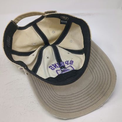 Colorado Rockies MLB '47 Baseball Cap Beige Purple One Size Spring Training Hat