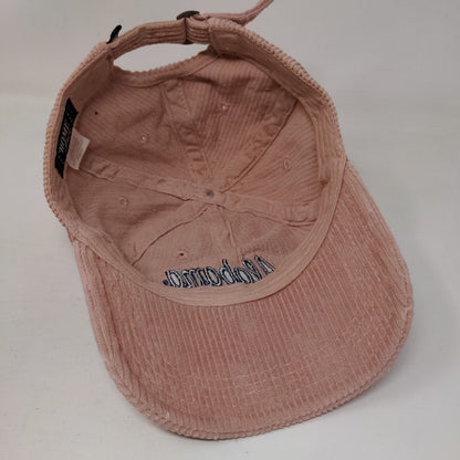 Alabama Slideback Hat Pink OSFM Corduroy Embroidered Home Free