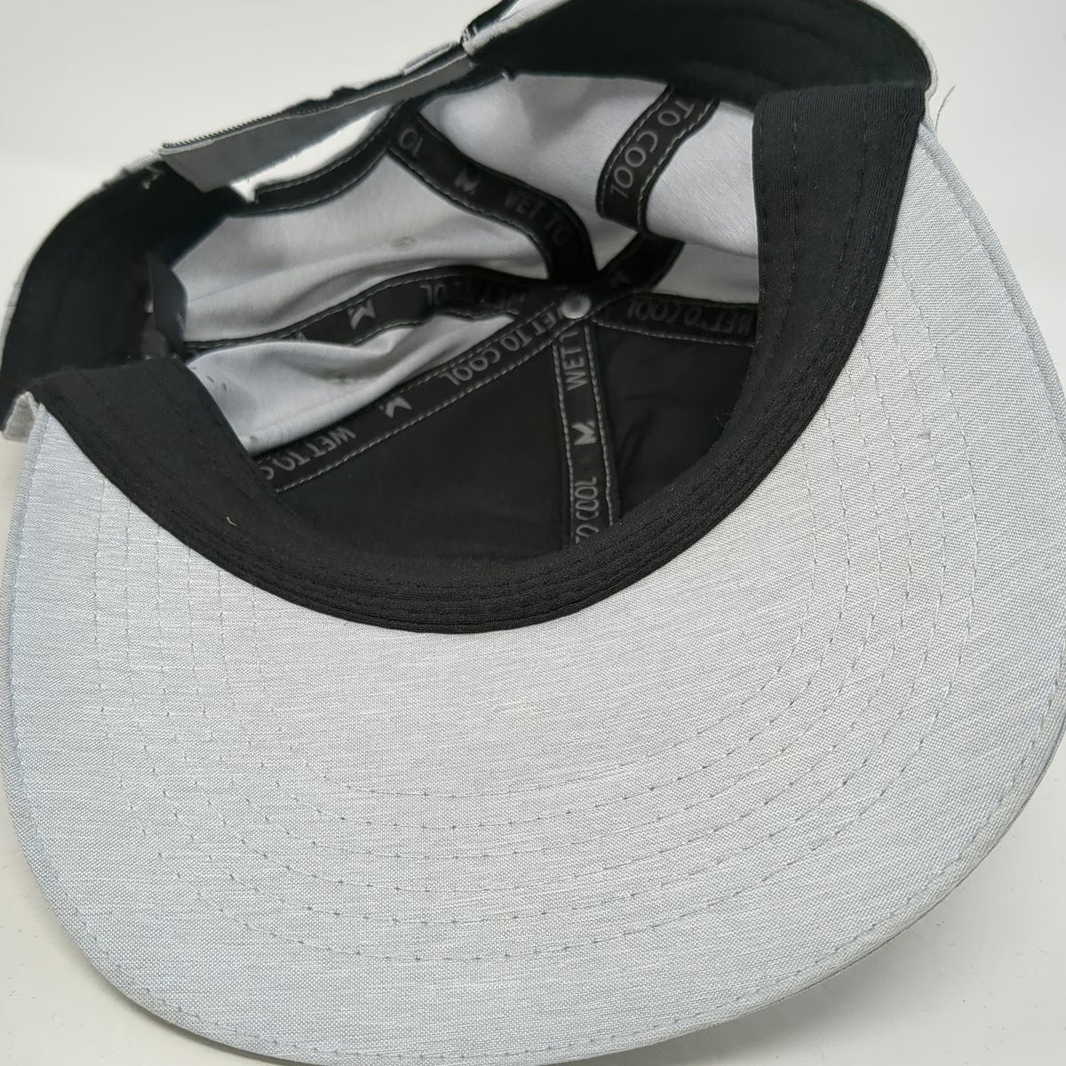 Mission Baseball Cap Gray One Size Cooling Laser Cut Ventilation Strapback Hat