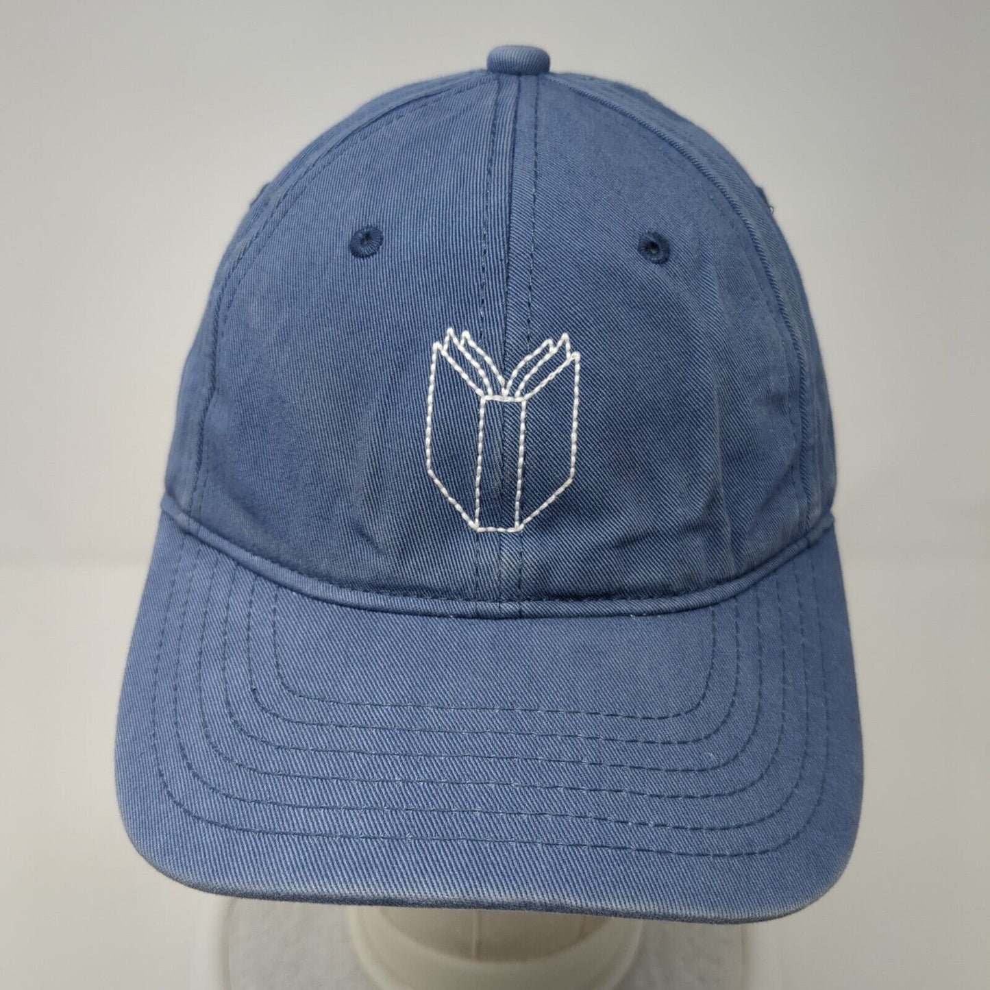 Story Ventures Slideback Hat Blue One Size Adjustable Embroidered Harding Lane