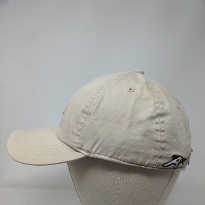 Richmond County Strapback Hat Tan Extreme Fit Embroidered Horseshoe Ahead
