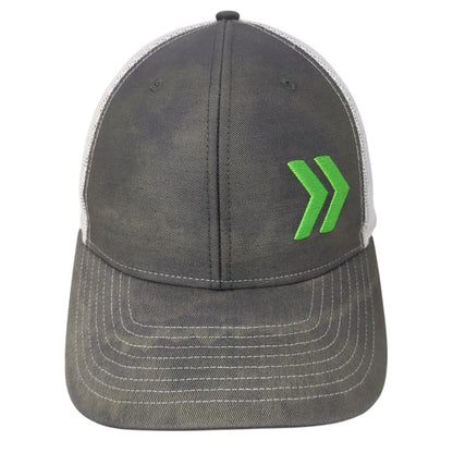 Get Moving Forward Snapback Trucker Hat Gray One Size Mesh Back Outdoor