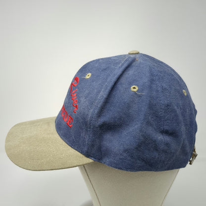 TEX KAP Baseball Cap Blue One Size Western Buckle Snake River Stampede Rodeo Hat