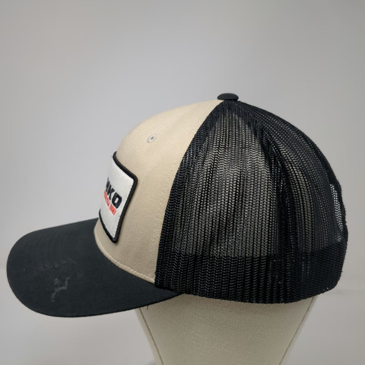 Shinko Trucker Hat Black One Size Motorcycle Tires Mesh Back Logo Patch Snapback