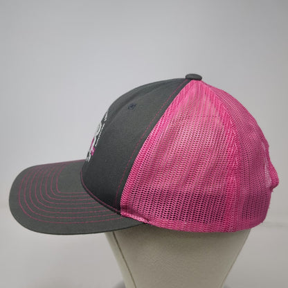 Richardson Trucker Hat Gray Pink One Size Mesh Rex Tiffany Redden Foundation
