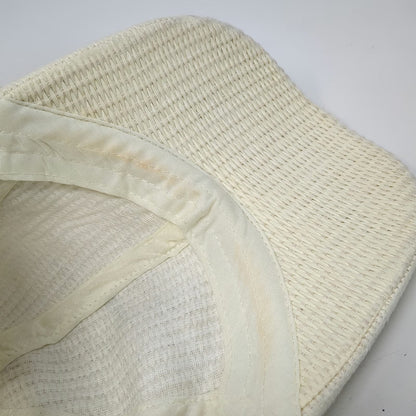 Sonoma Baseball Cap Beige One Size Woven Straw Texture Slideback Strap Hat