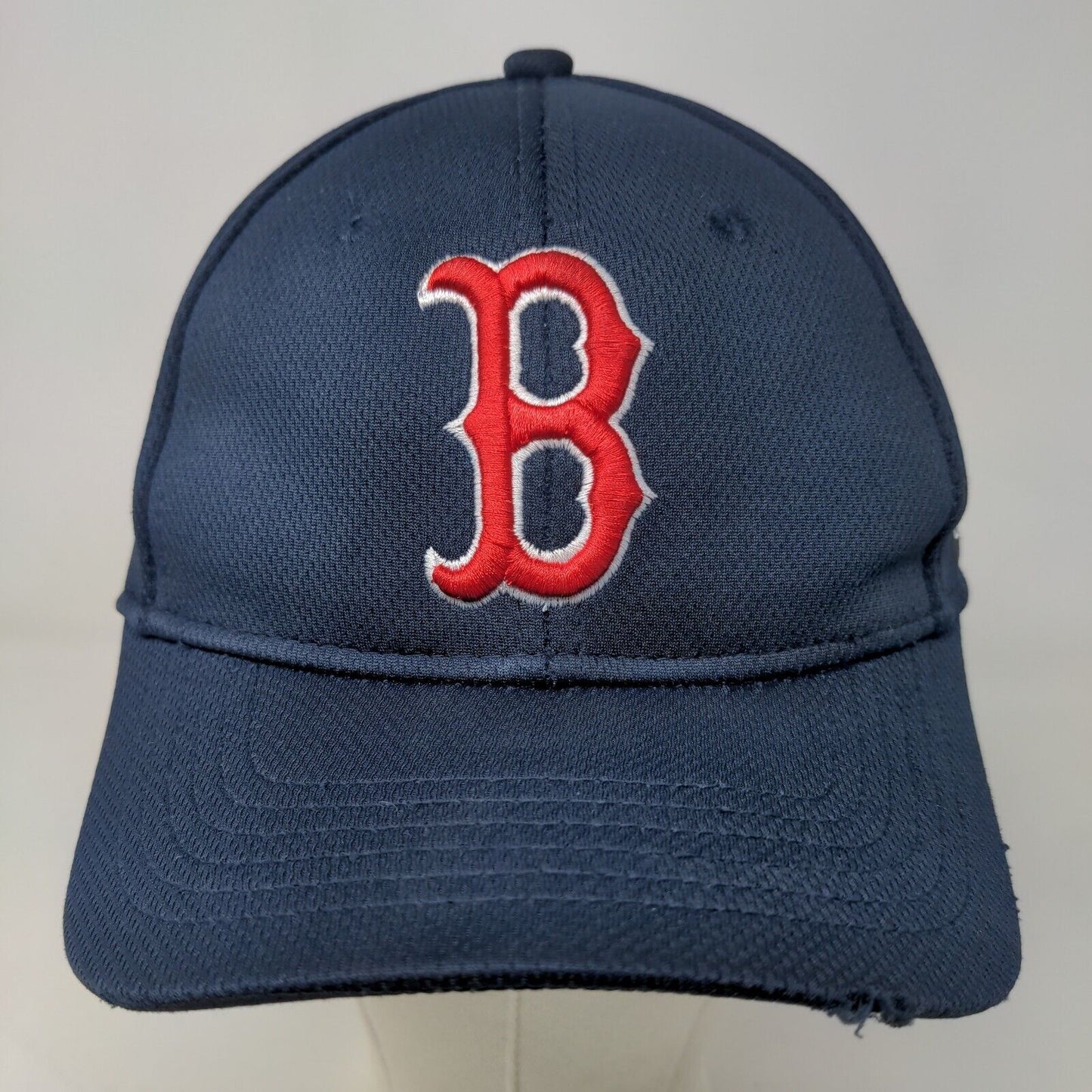 Team MLB Boy's Strapback Hat Blue Embroidered Boston Red Sox Logo Adjustable