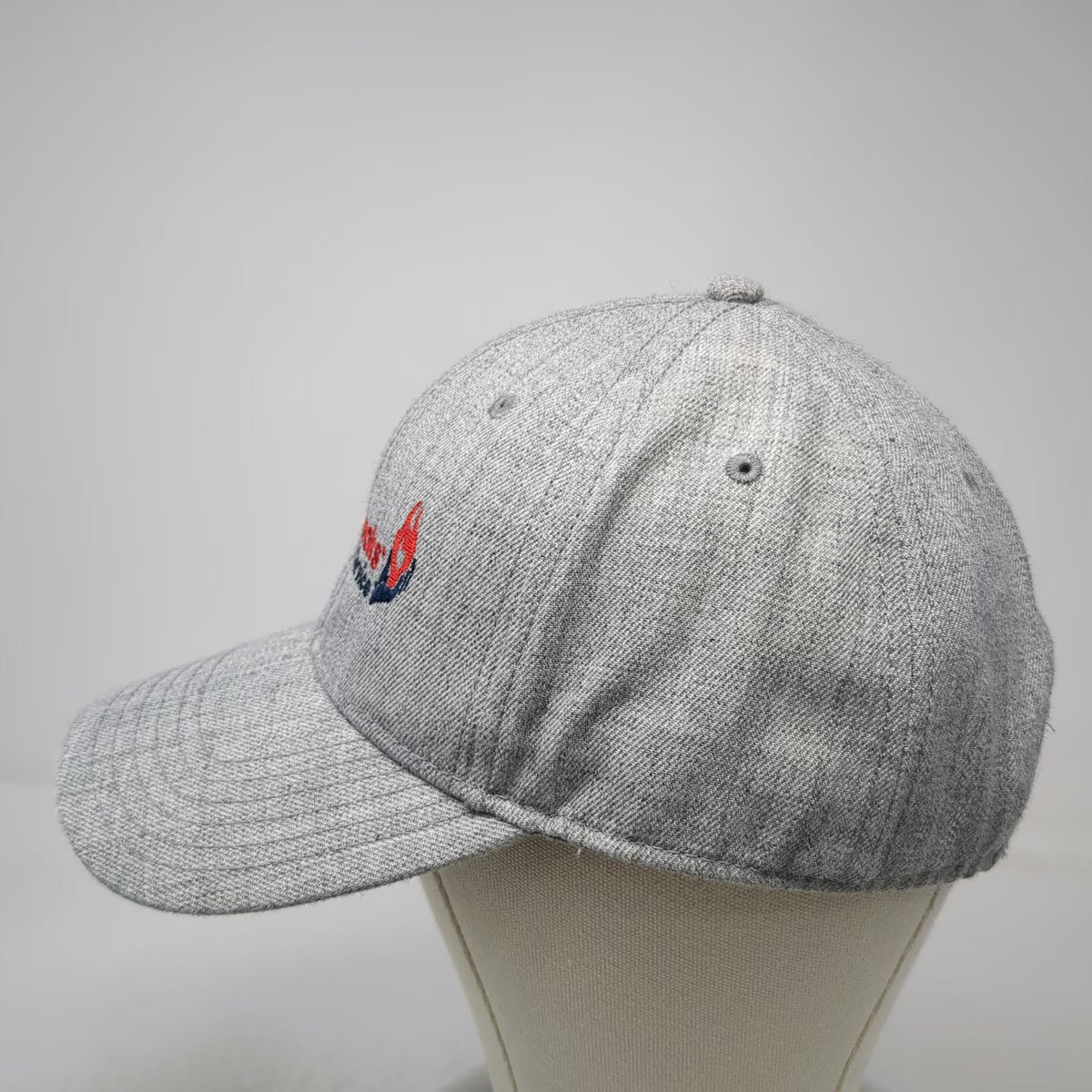 Otto Snapback Hat Gray One Size CleaverBrooks Sales & Service Logo Wool Blend
