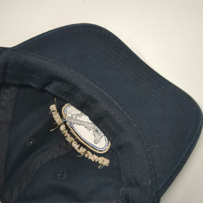 Port & Company Baseball Cap Black One Size Fishing Salmon Safari BC Strapback