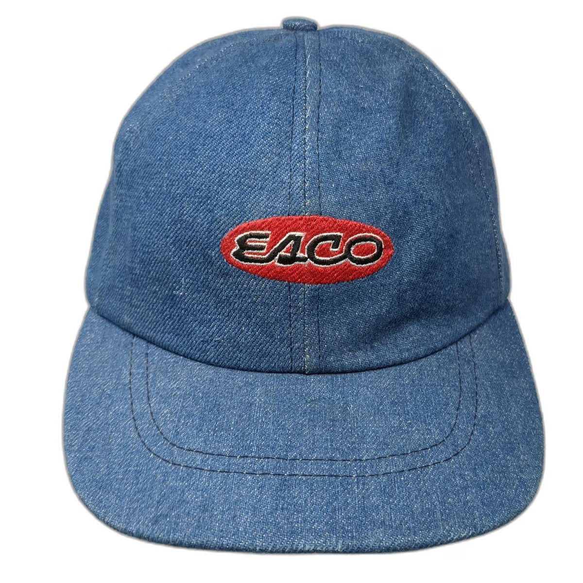 Omnico EACO Baseball Cap Blue OSFM Denim Snapback Made in USA Hat Embroidered