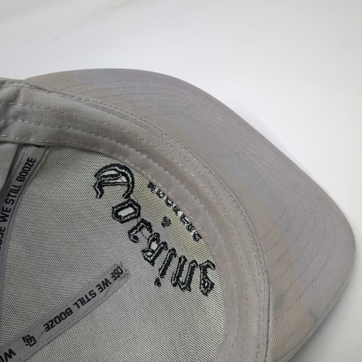 Golf Gods 5 Panel Gray One Size Snapback Cocaine Hookers Graphic Flat Brim Hat