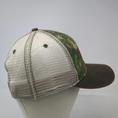 Paramount Trucker Hat Brown Camo Border States One Size Snapback Mesh Cap