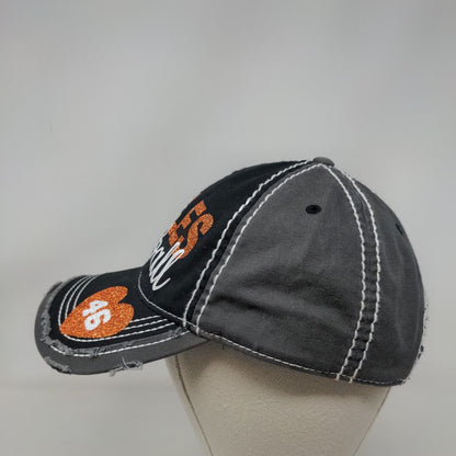 Bolles Football Strapback Hat Multicolor OSFM Graphic Sparkly Logo Otto