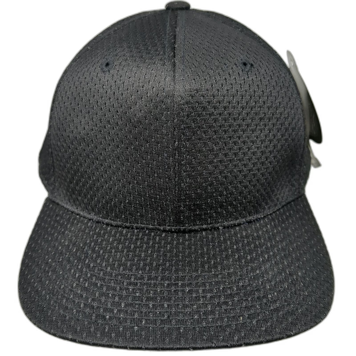 Honig's Baseball Cap Black 7 1/2 Perforated Mesh Fitted Breathable Referee Hat