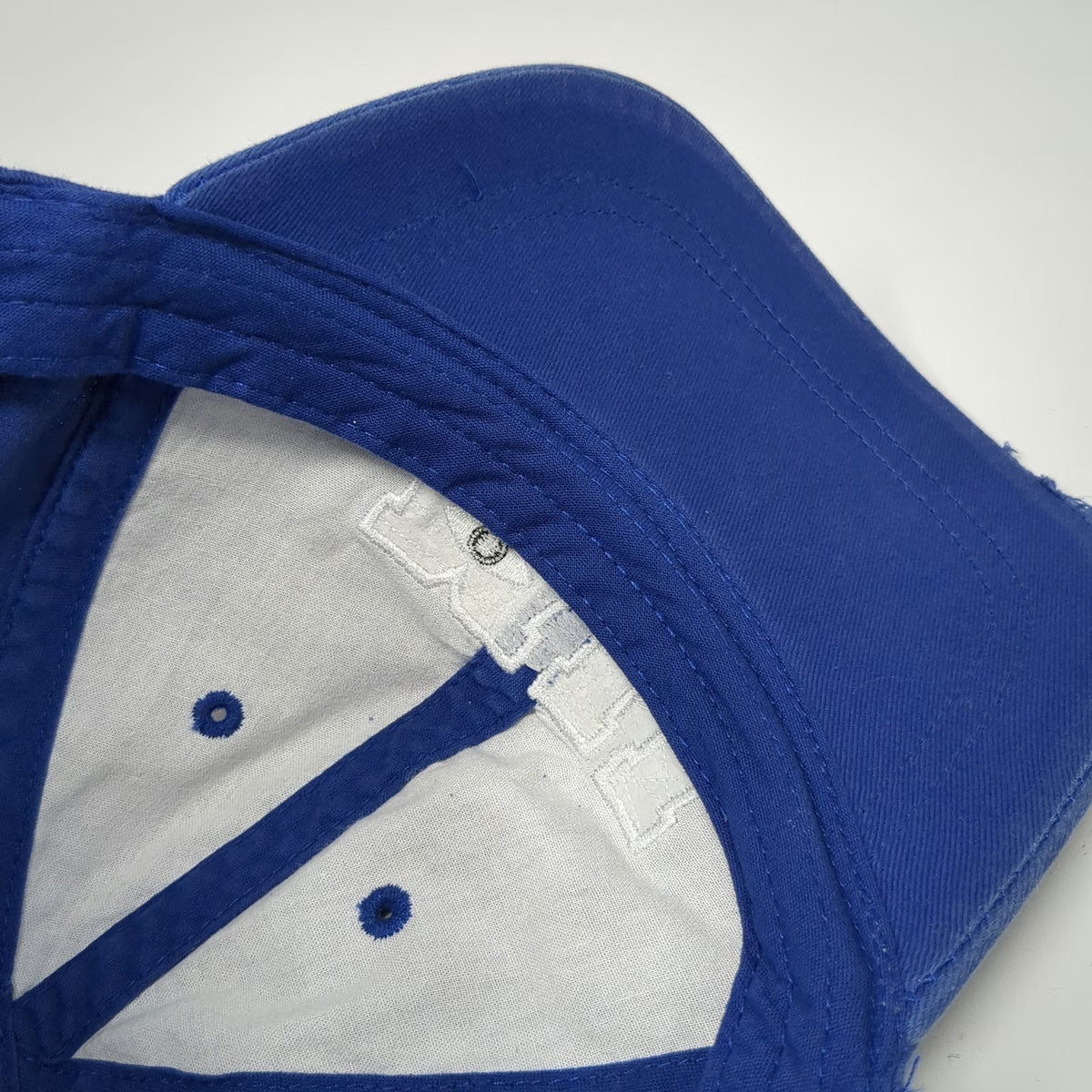 Disney Baseball Cap Blue One Size Monsters University Embroidered MU Logo Hat