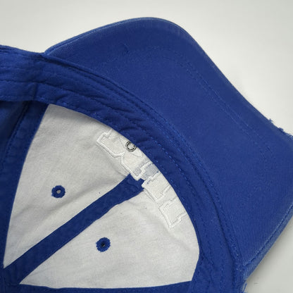Disney Baseball Cap Blue One Size Monsters University Embroidered MU Logo Hat