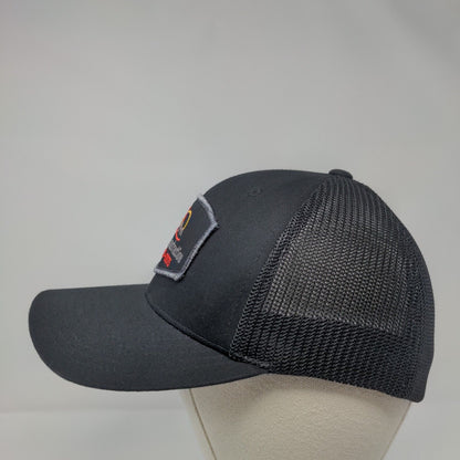 Kelly Construction 208-339-0875 Fitted Trucker Hat Black S/M Mesh Port Authority