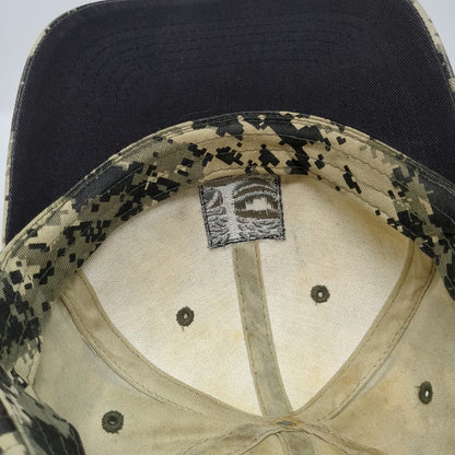 Buck's Bags Baseball Cap Beige Black Digital Camo OSFM The Land Group Inc Hat
