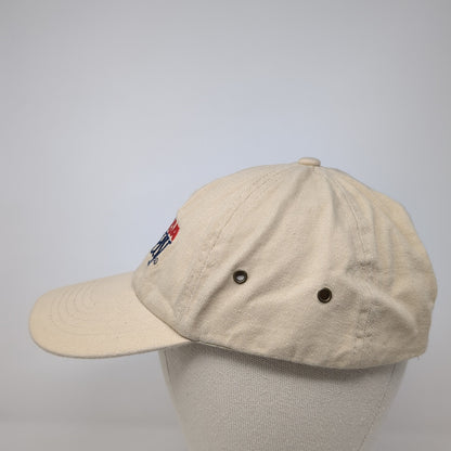 USA Midway Since 1977 Baseball Cap Beige One Size Adjustable Embroidered Cotton