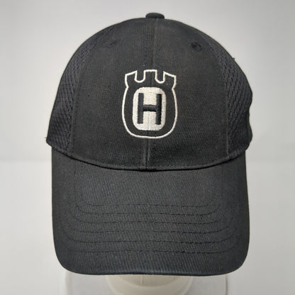 Husqvarna Strapback Hat Black One Size Adjustable Embroidered Port Authority