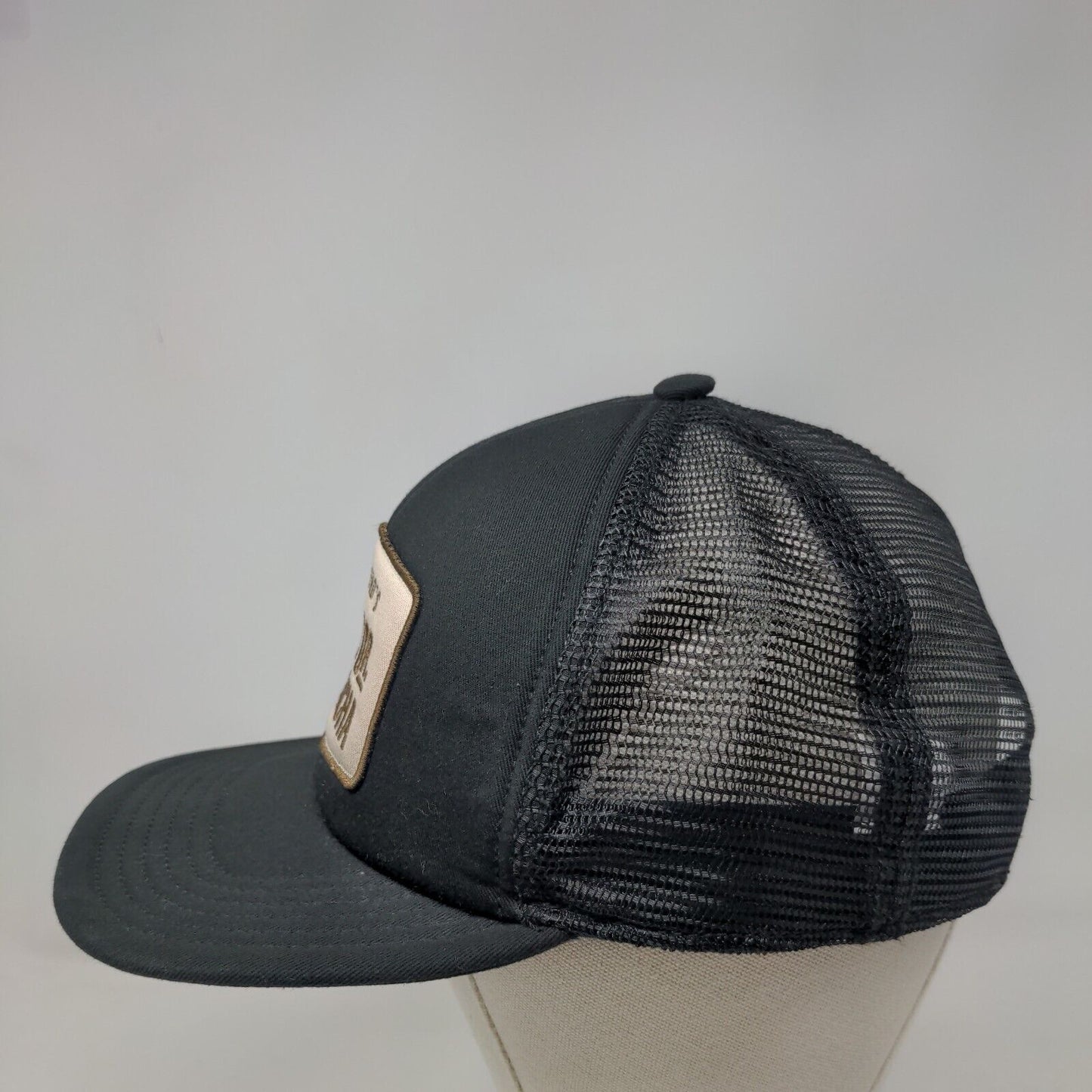 Townshend's Brew Dr. Kombucha Snapback Trucker Hat Black One Size Adjustable