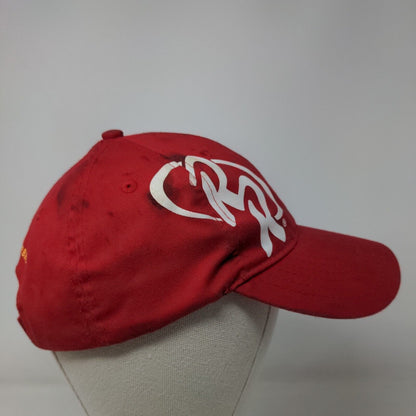 Red Robin Gourmet Burgers And Brews Strapback Hat Red One Size Uniform