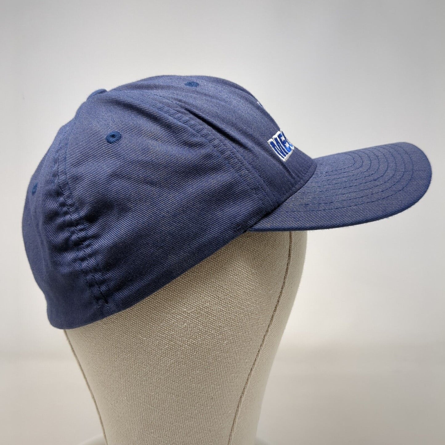 R&H Mechanical Fitted Hat Blue S/M Flexfit Embroidered 6 Panel Yupoong