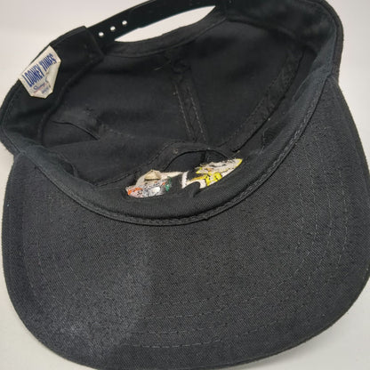 Looney Tunes Snapback Black One Size Hat Bugs Bunny Tweety Postage Stamp 1997