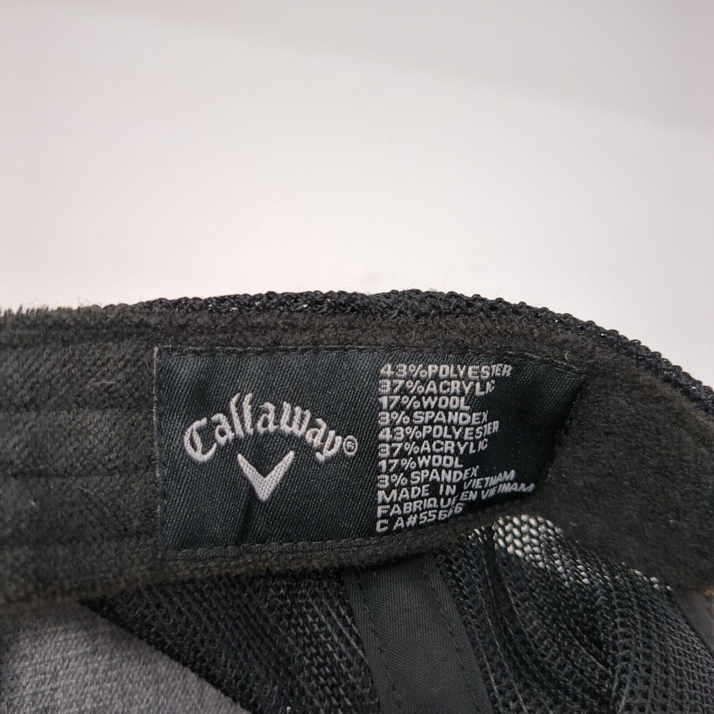 Callaway Patch Snapback Mesh Back Hat Blue One Size Adjustable 6 Panel