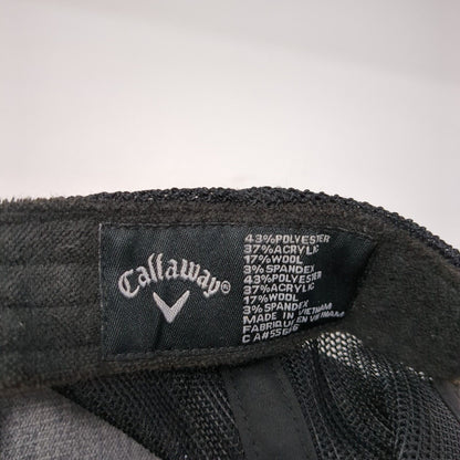Callaway Patch Snapback Mesh Back Hat Blue One Size Adjustable 6 Panel