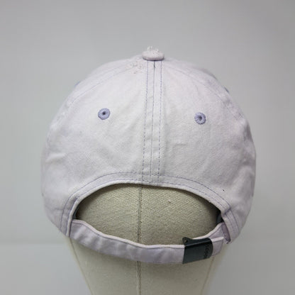 Adidas Slideback Hat Purple One Size Adjustable Patch Vented Holes Cotton