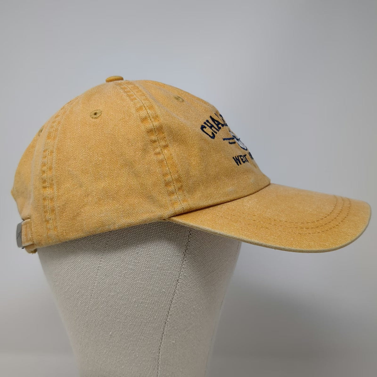South Athletics Baseball Cap Yellow One Size Charleston West Virginia Cotton Hat