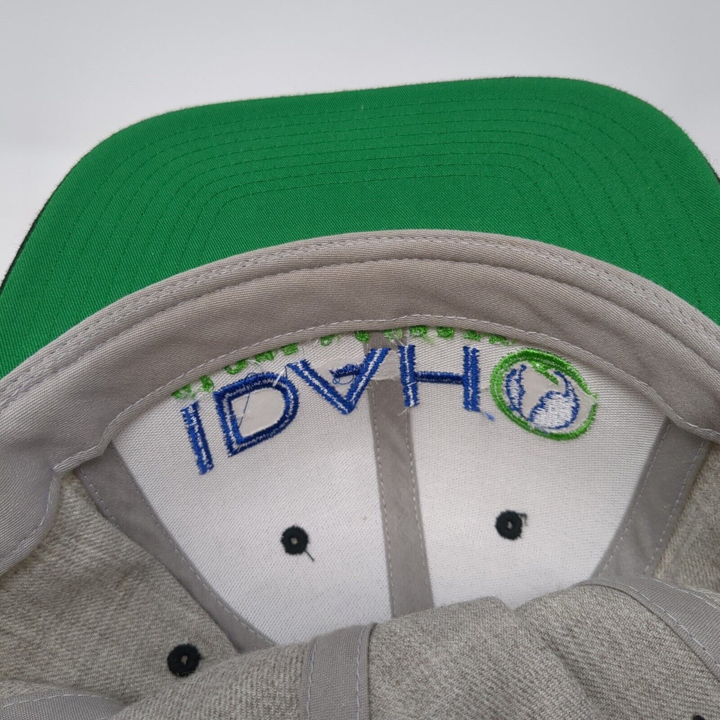 Idaho Glove & Safety Snapback Hat Gray One Size Colorblock Sport-Tek