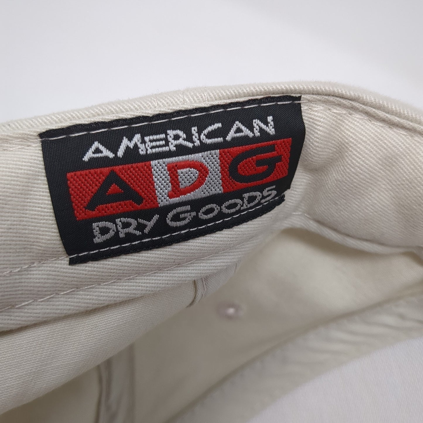 Broadmore Match Play Slideback Hat Beige One Size Adjustable 6 Panel