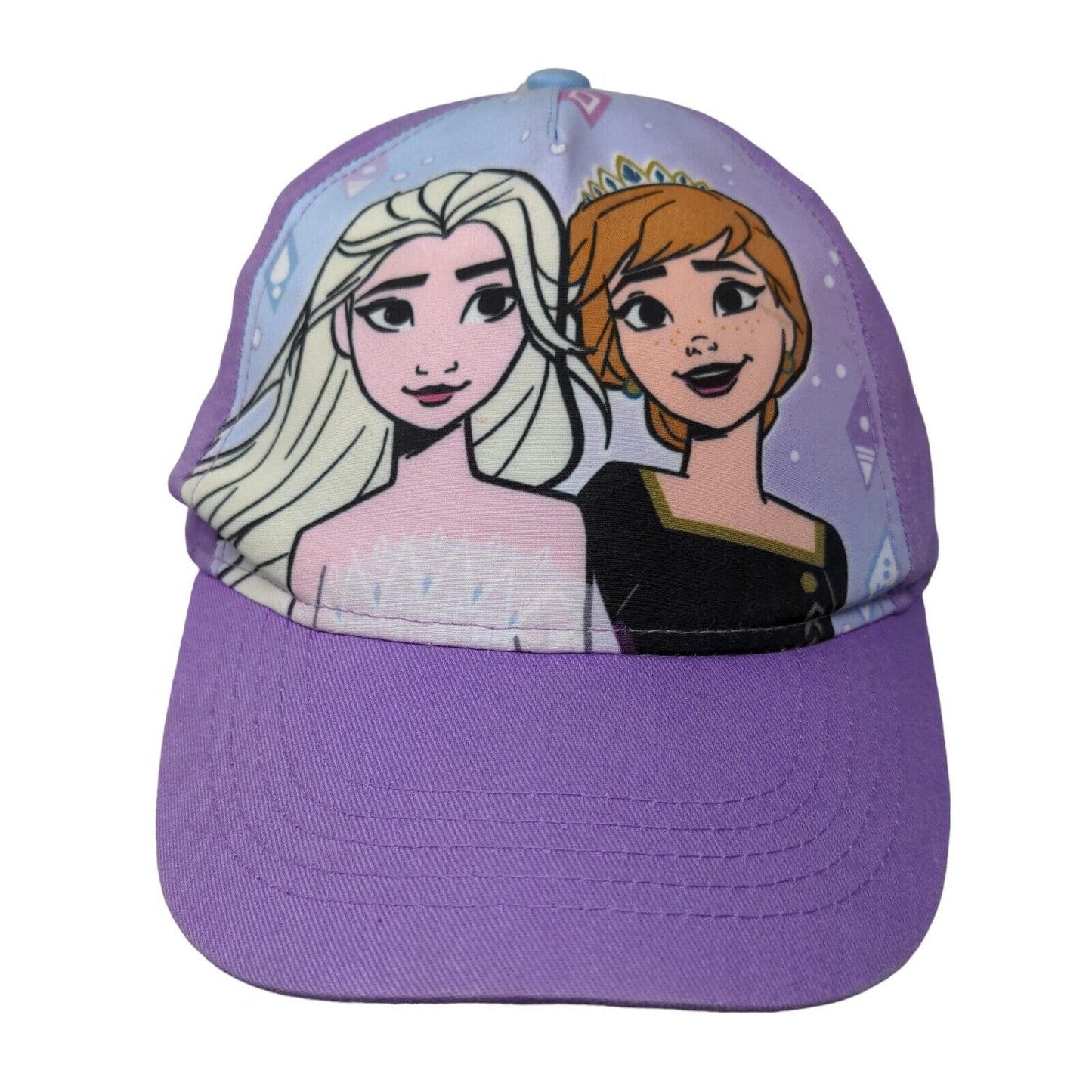 Frozen II Snapback Hat Multicolor OSFM Adjustable Vented Holes 5 Panel Disney