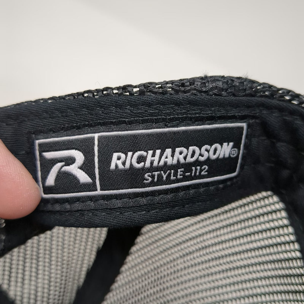 Richardson Trucker Hat Gray One Size Archuleta Builders Patch Mesh Snapback