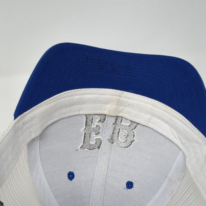 EB Snapback Trucker Hat Blue OS Adjustable Embroidered Mesh Back Richardson