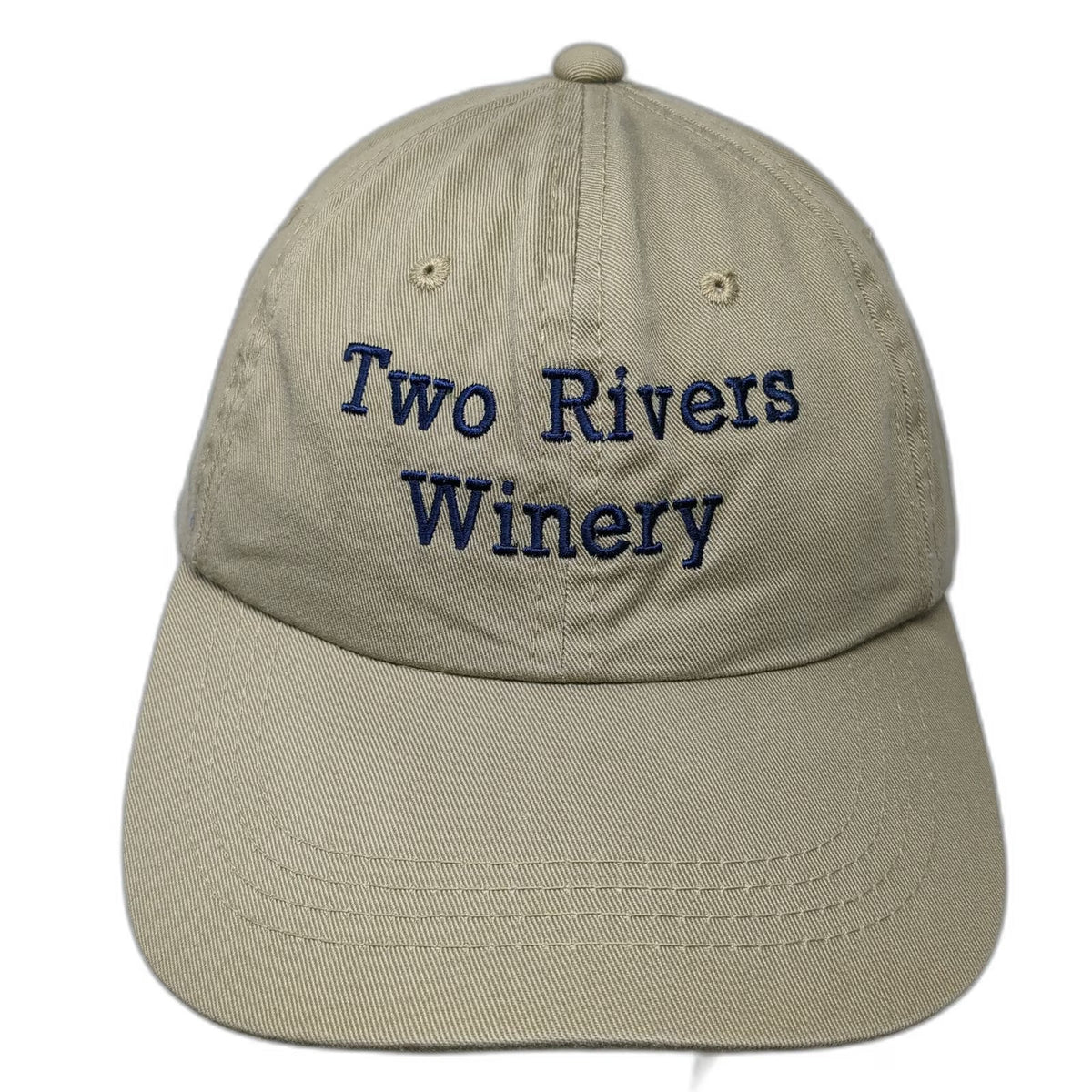 Outdoor Cap Baseball Cap Beige One Size Two Rivers Winery Buckle Slideback Hat
